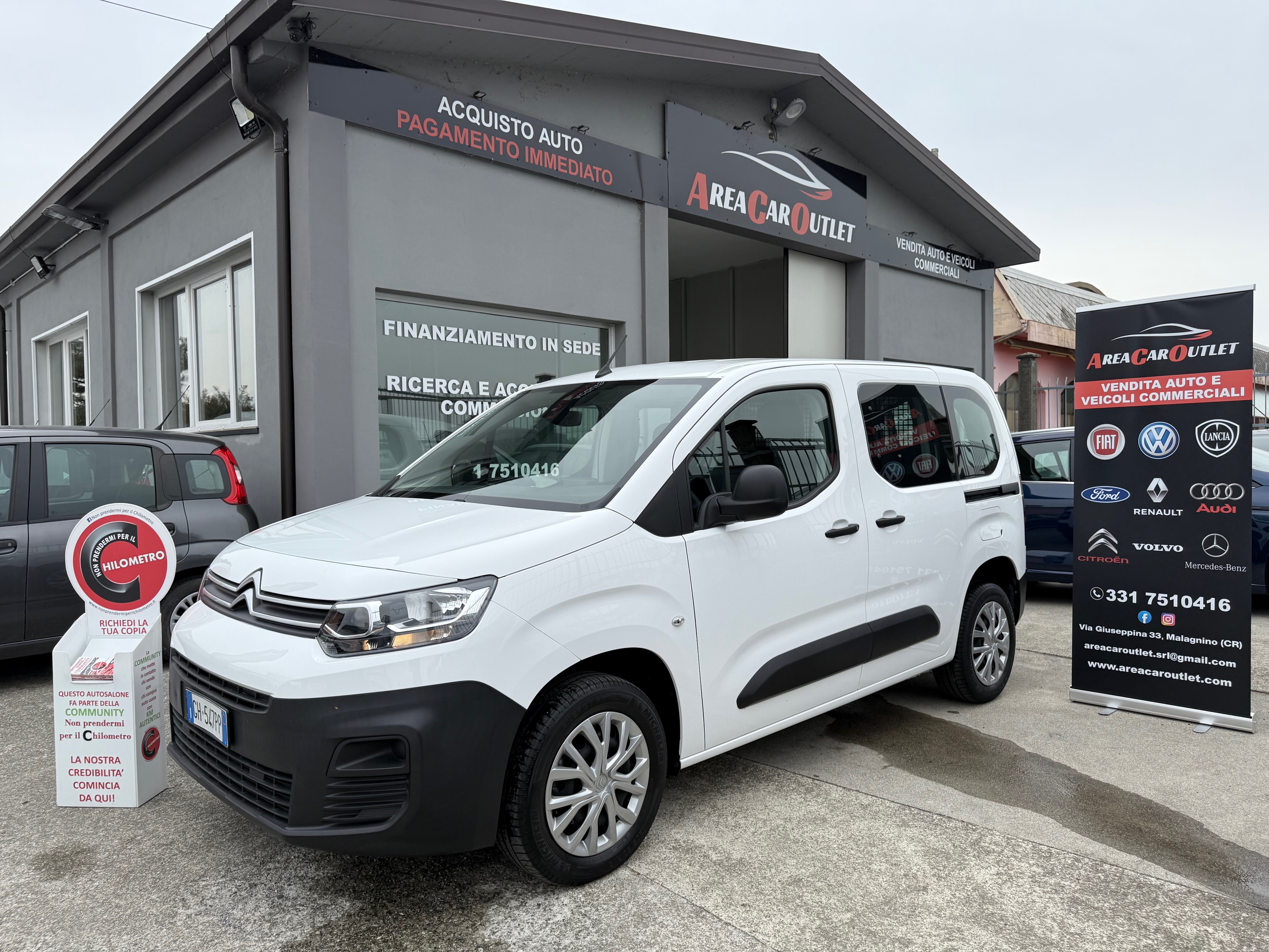 Citroen Berlingo 1.5bluehdi 102cv*12/2021*km 34355*AUTOCARRO 5POSTI