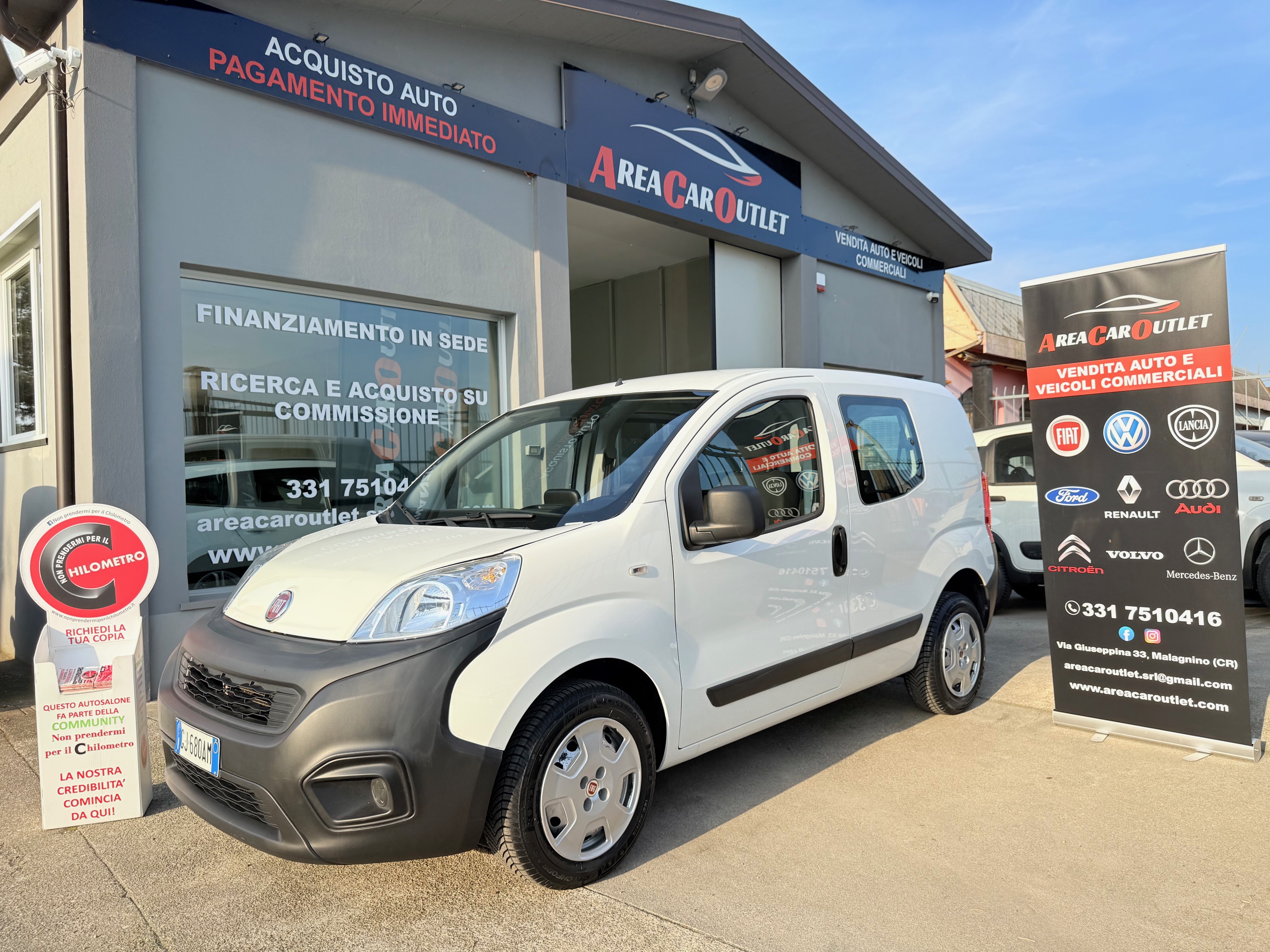 Fiat Fiorino 1.3 Mjet 80cv*2022*KM 74.235*AUTOCARRO 4 POSTI*N1*APPLE CAR PLAY*PNEUMATICI NUOVI*PREZZO REALE SENZA VINCOLI